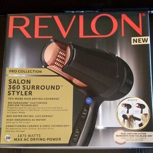 Revlon | Accessories | Revlon Silver Hair Dryer With Red  display picture 3